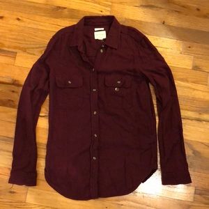 Maroon flannel